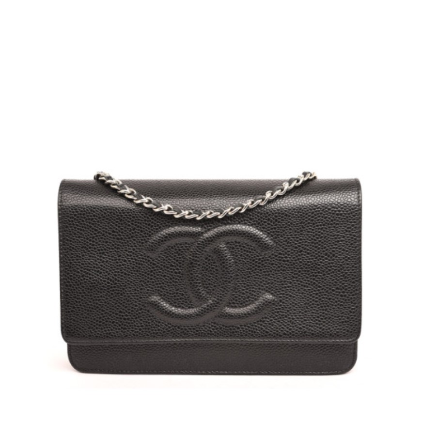 Introducir 95+ imagen chanel caviar timeless wallet on chain
